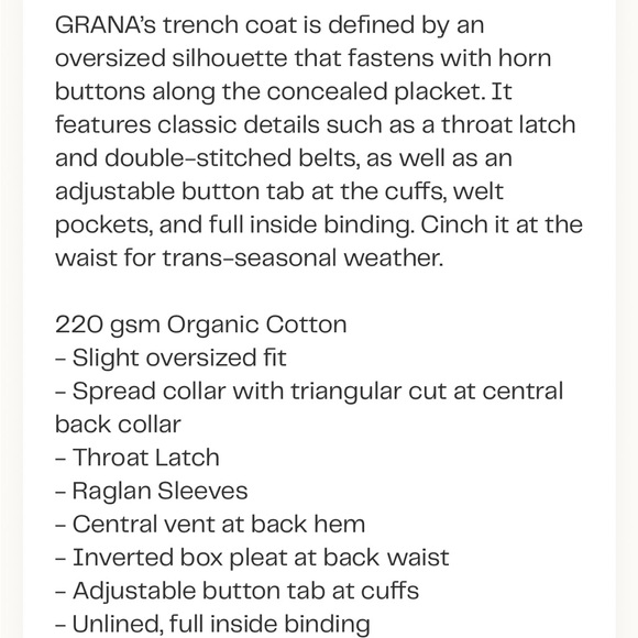 Grana Classic Tan Trench Coat - Picture 4 of 4